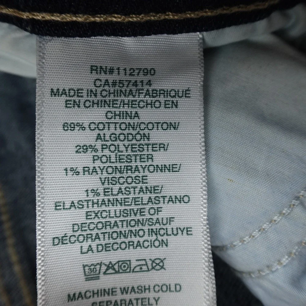 NEW True Religion Jeans Mens 32X32 Blue Denim‎ Pants Geno Relaxed Slim Straight